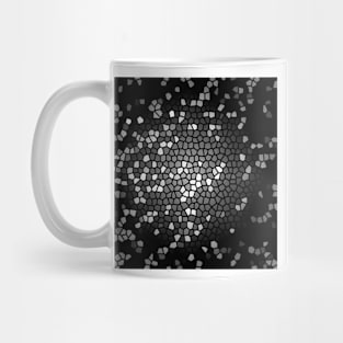 Abstract black background art illustration Mug